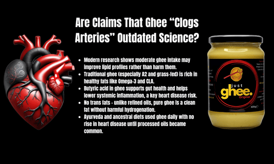Are Claims That Ghee “Clogs Arteries” Outdated Science?