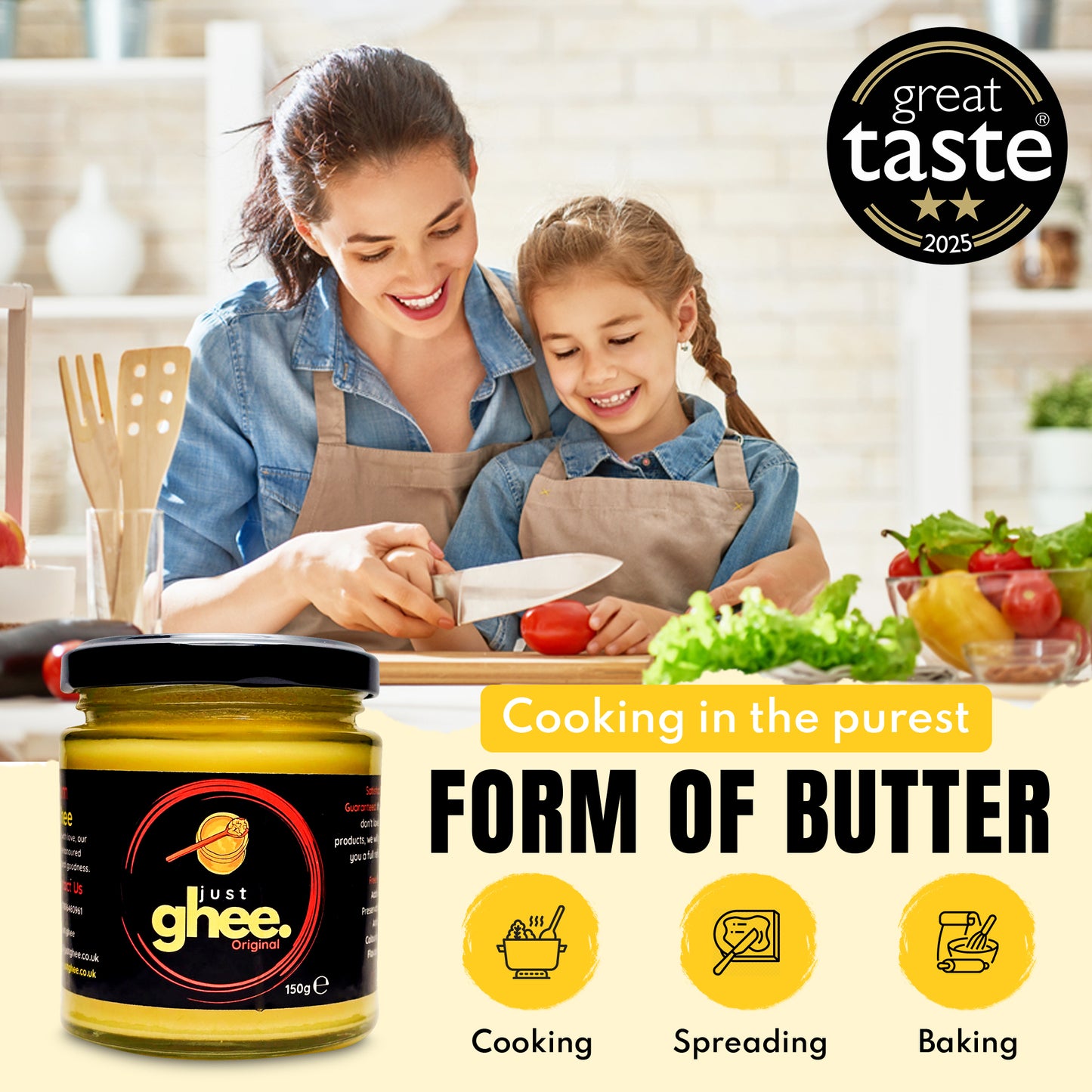 Original Flavour Premium & Authentic Cow Ghee – The True Taste of Tradition