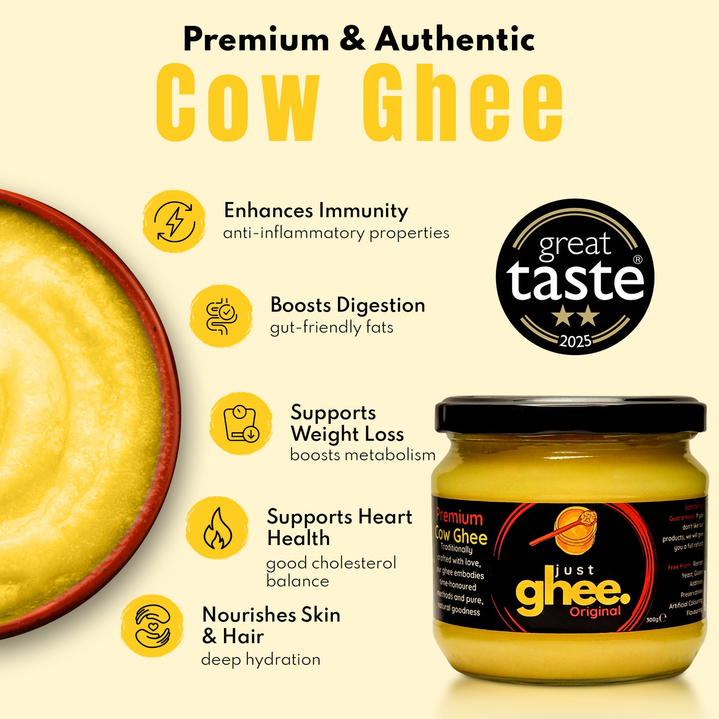 Original Flavour Premium & Authentic Cow Ghee – The True Taste of Tradition