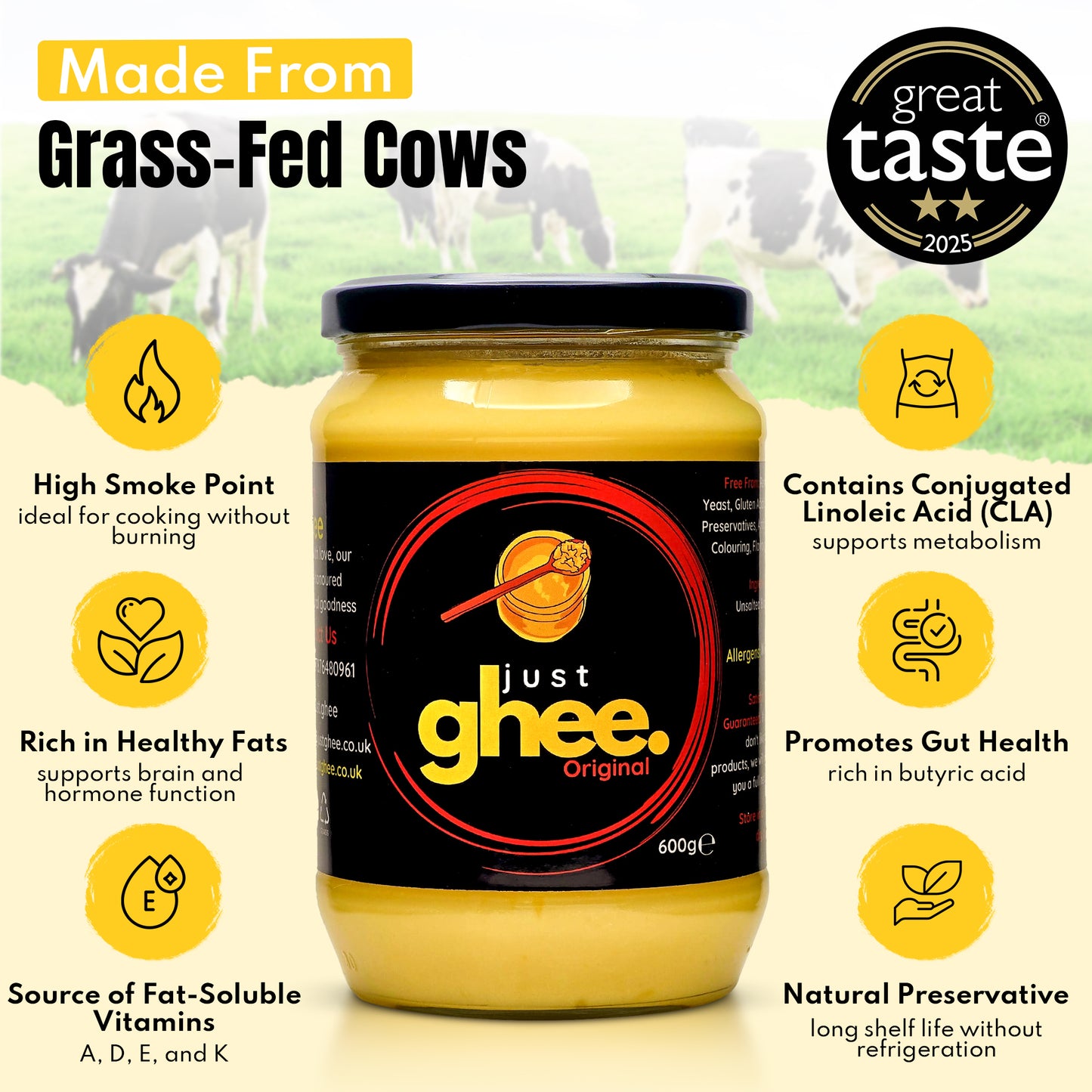 Original Flavour Premium & Authentic Cow Ghee – The True Taste of Tradition