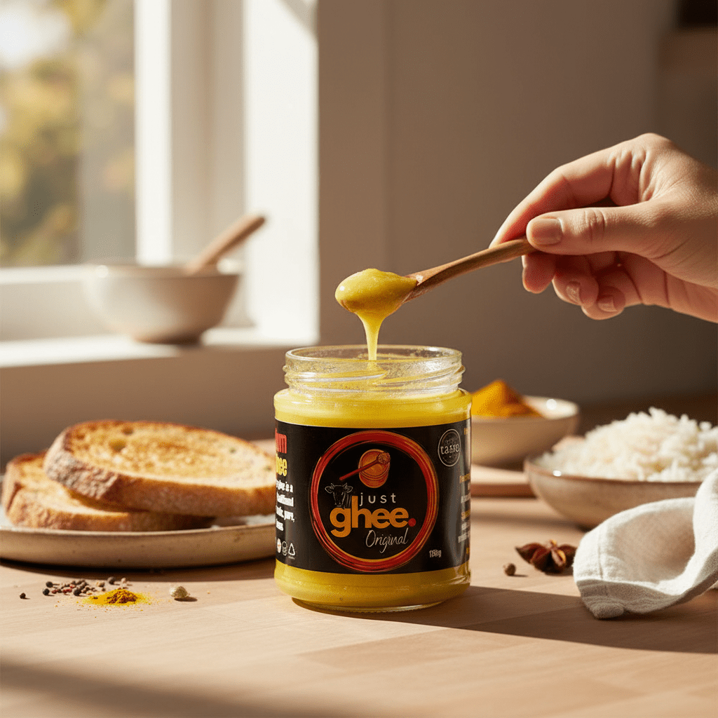Award Winning Original Grass Fed Ghee UK | Pure Clarified Butter | High Smoke Point Cooking - Just Ghee UK