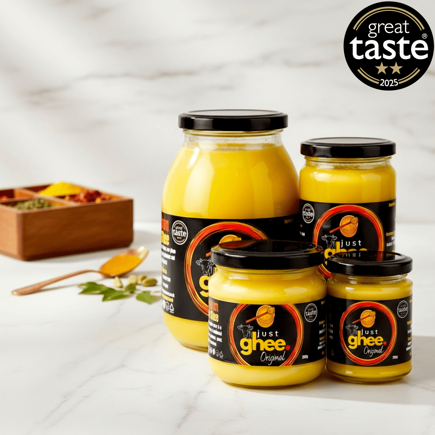Award Winning Original Grass Fed Ghee UK | Pure Clarified Butter | High Smoke Point Cooking - Just Ghee UK