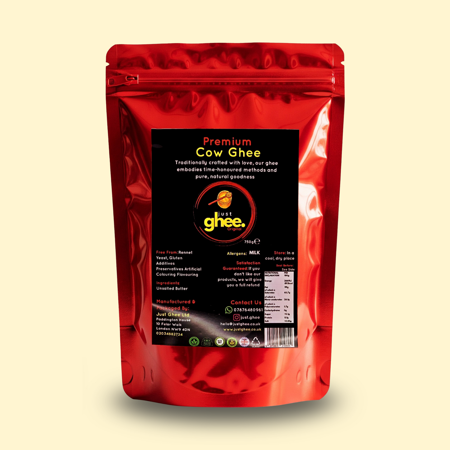 Original Flavour Premium & Authentic Cow Ghee – The True Taste of Tradition