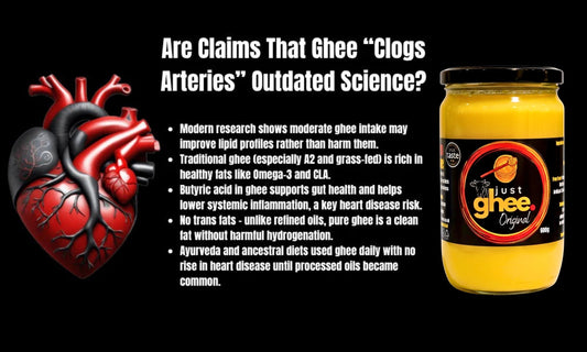 Are Claims That Ghee Clogs Arteries Outdated Science? - Just Ghee