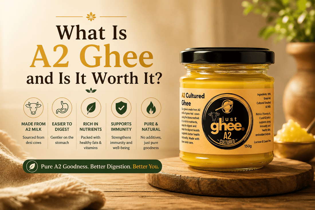 What Is A2 Ghee and Is It Worth It? - Just Ghee