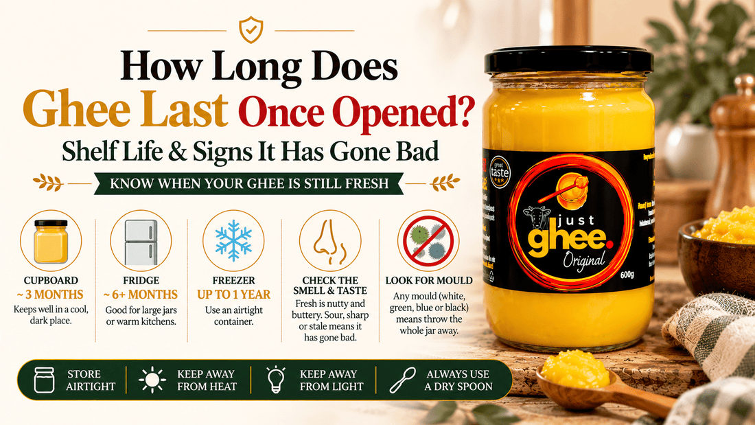 How Long Does Ghee Last Once Opened? Shelf Life and Signs It Has Gone Bad - Just Ghee