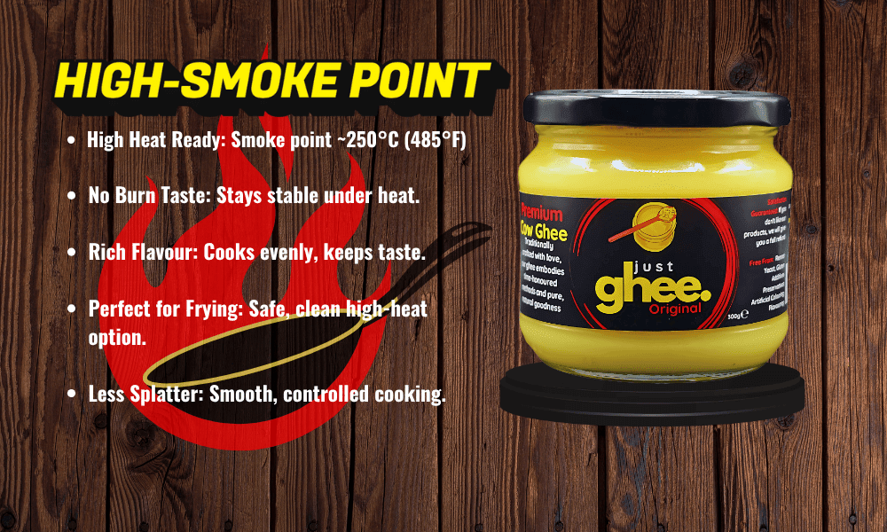 Ghee Smoke Point: What It Is and Why It Matters - Just Ghee