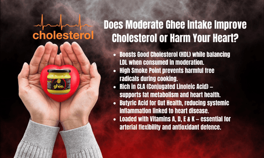 Does Moderate Ghee Intake Improve Cholesterol or Harm Your Heart?