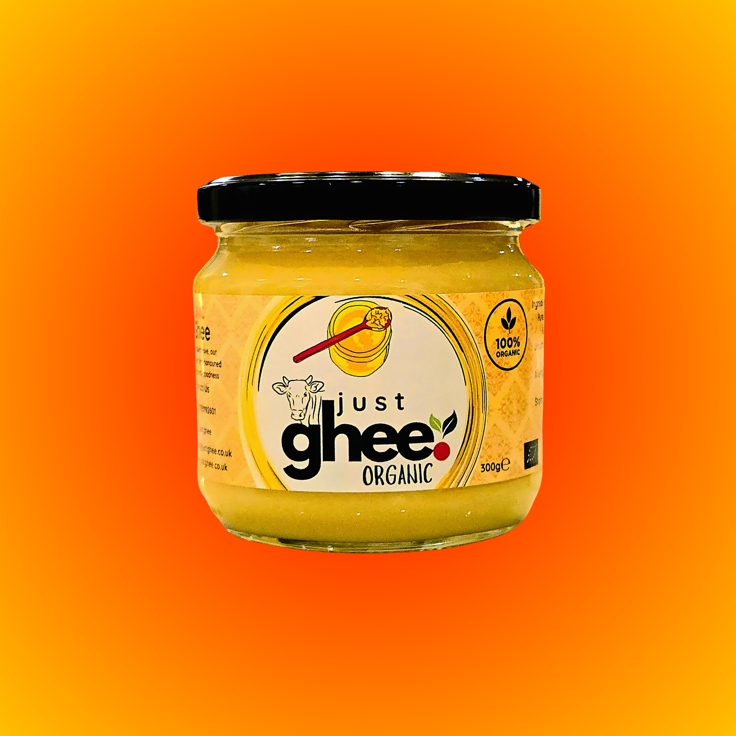 ORGANIC ORIGINAL FLAVOUR     PREMIUM & AUTHENTIC COW GHEE