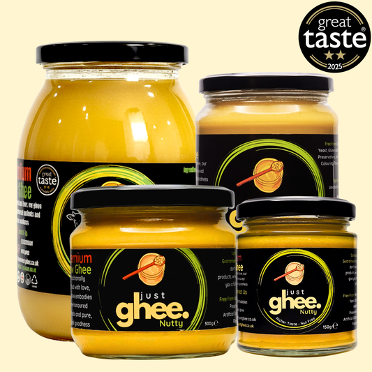 Just Ghee Nutty/Bengali Flavour Premium & Authentic Cow Ghee: A Rich and Inviting Taste of Tradition