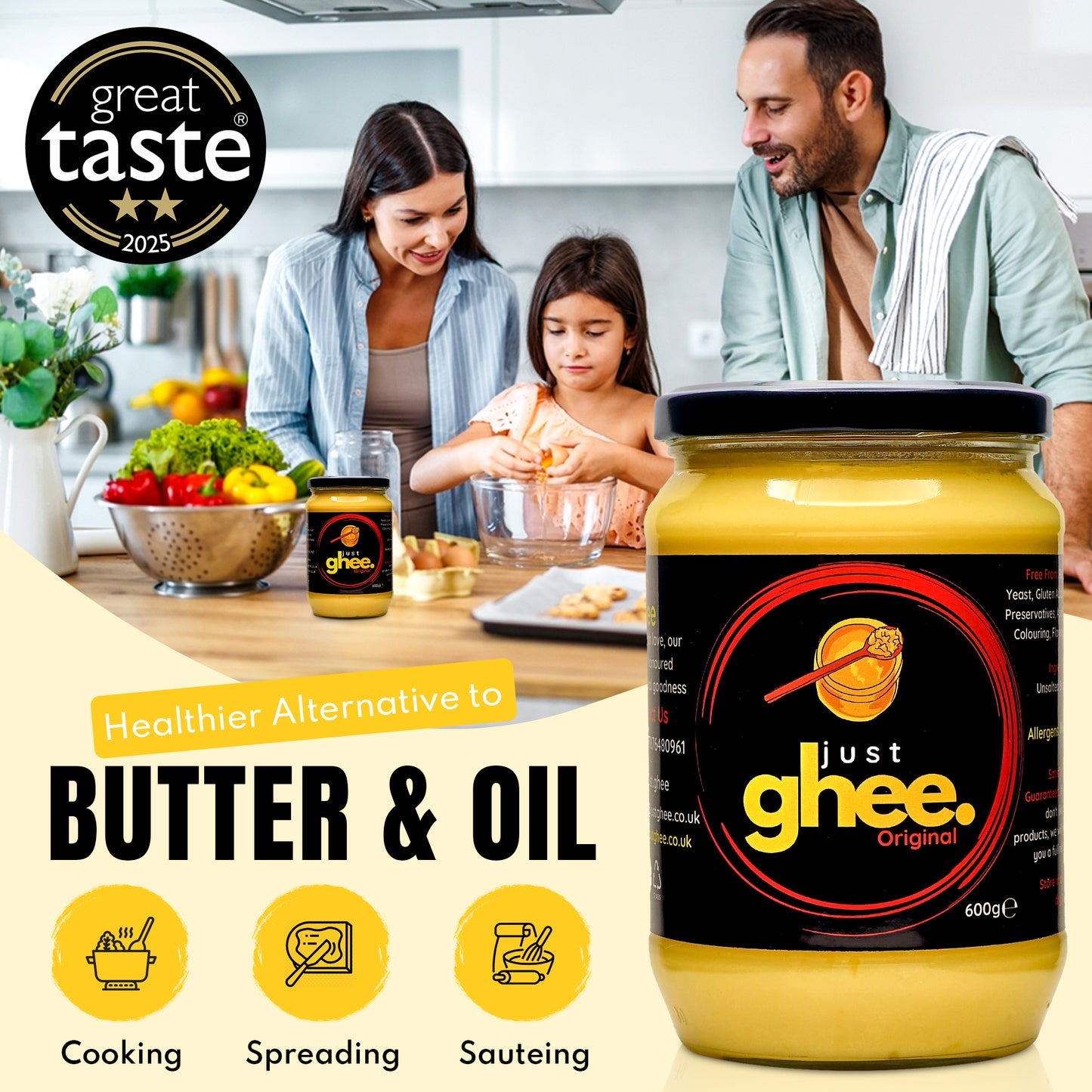 Original Flavour Premium & Authentic Cow Ghee – The True Taste of Tradition