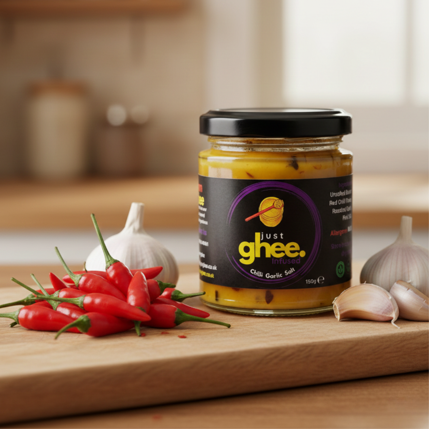 Chilli Garlic Flavour Premium & Authentic Cow Ghee – A Bold Twist on Tradition