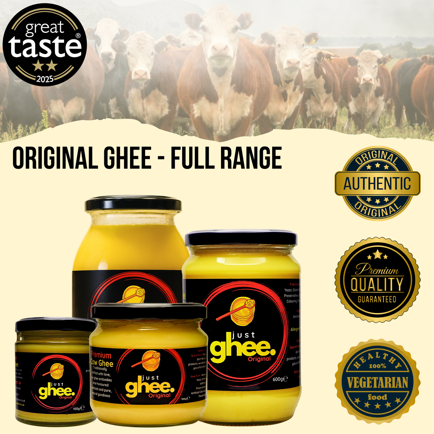 Original Flavour Premium & Authentic Cow Ghee – The True Taste of Tradition