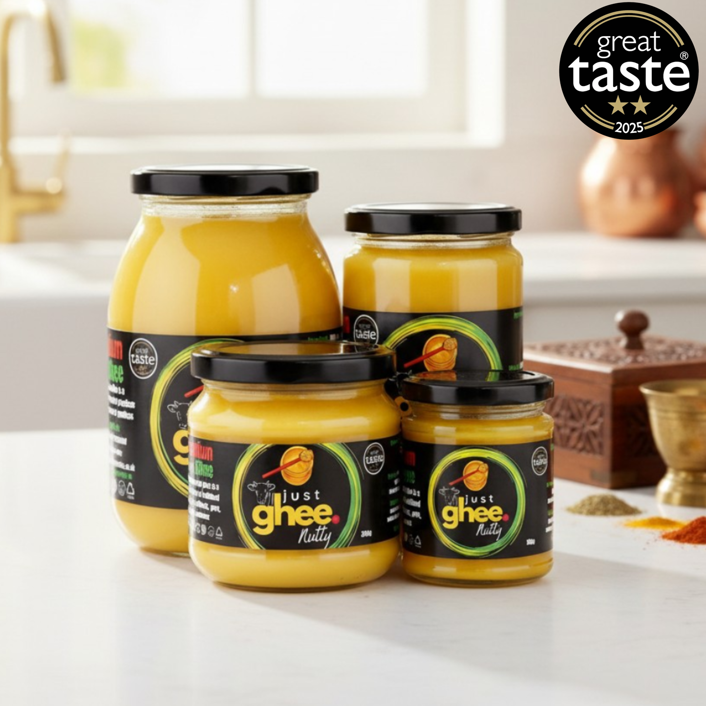 Award Winning Nutty Bengali Ghee UK  Nut Free Clarified Butter | Rich Roasted Aroma | Traditional Slow Cooked