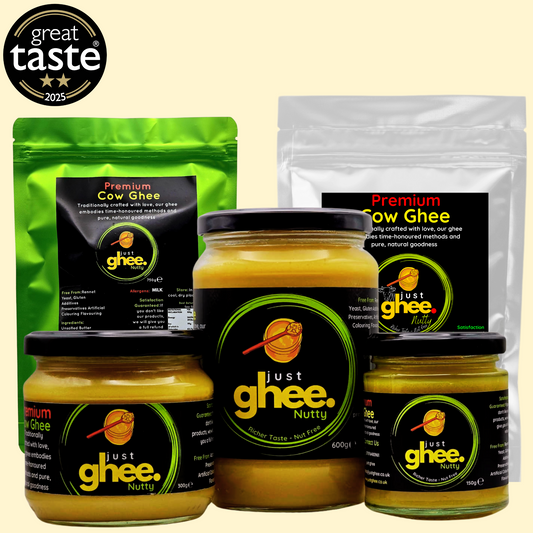 Just Ghee Nutty/Bengali Flavour Premium & Authentic Cow Ghee: A Rich and Inviting Taste of Tradition