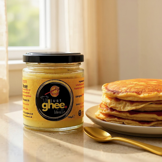 Just Ghee Vanilla Flavour Premium & Authentic Cow Ghee – A Taste of Pure Elegance from Madagascar