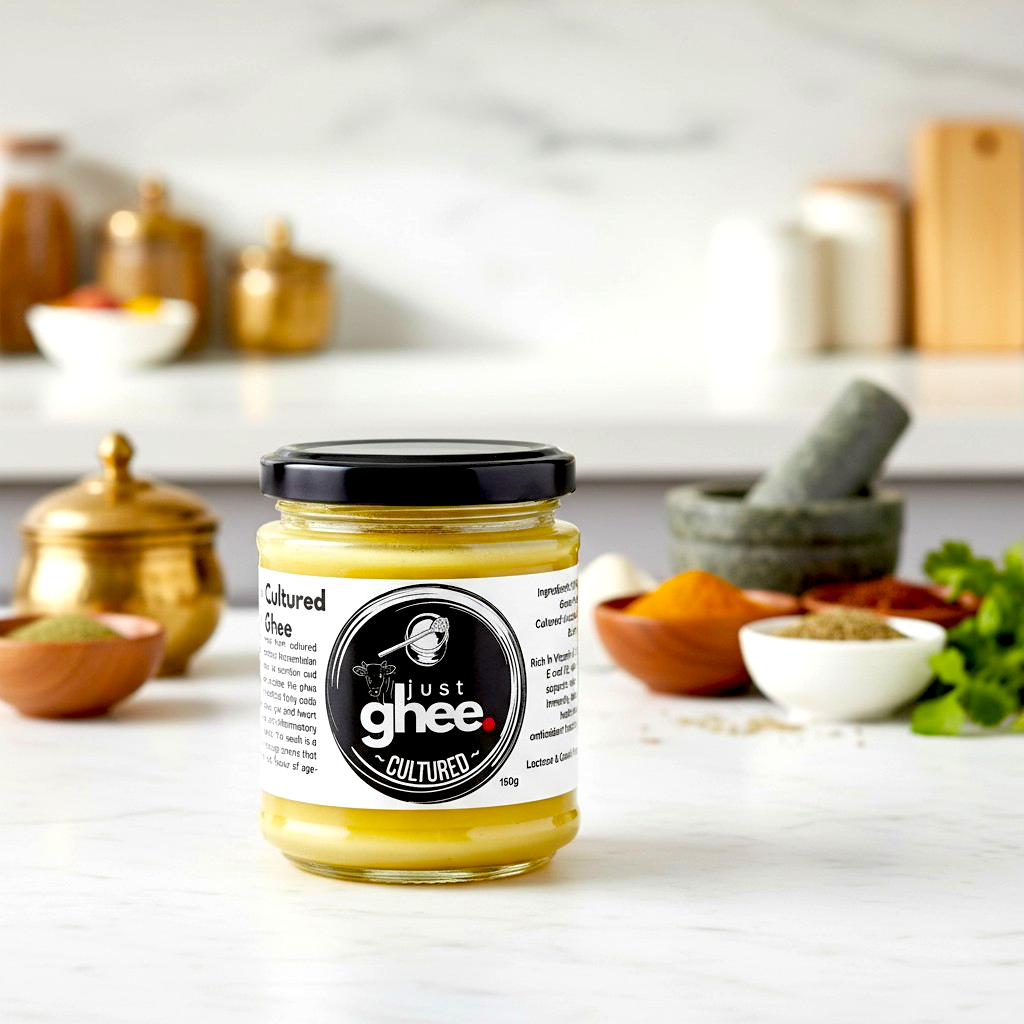 Cultured Ghee UK | Traditional Fermented Clarified Butter | Rich Aromatic Flavour